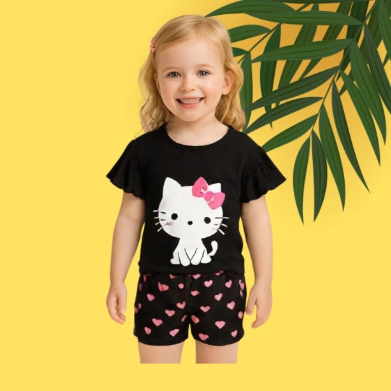 Baby Kids Girls T-Shirt Set
