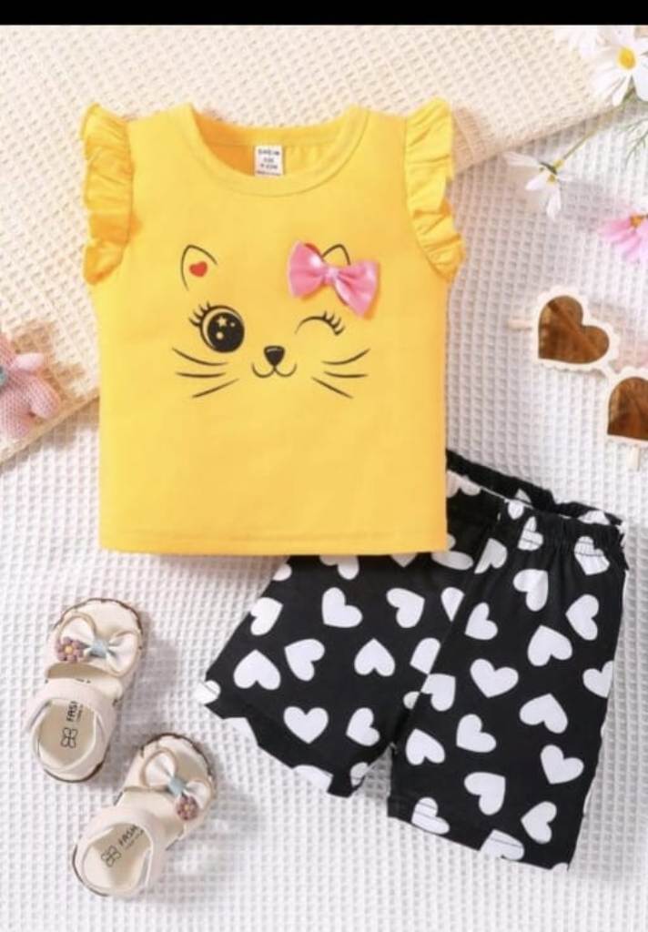 Baby Kids Girls T-Shirt Set